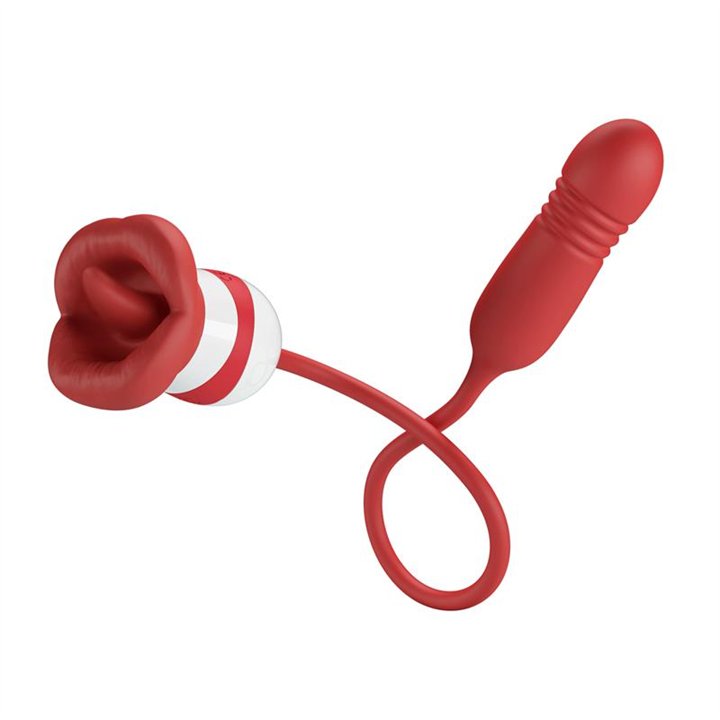 Mouth Vibrator with Licking and Thrusting Ashlyn - BI-300075