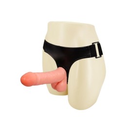 Strap-On with Dildo and Testicles 17.5 cm - BW-022011