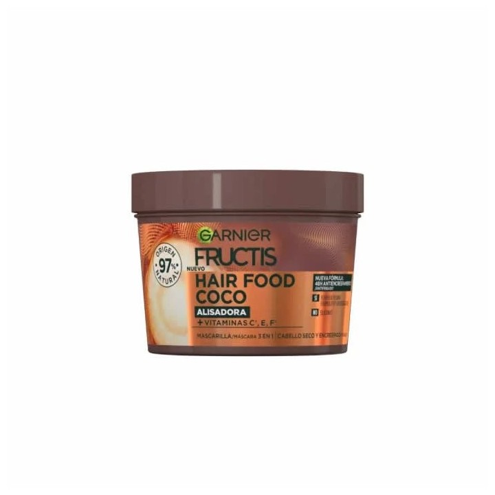Garnier Fructis Hair Food Coco Smoothing Mask 390ml - unisex - Teknashop Ltd