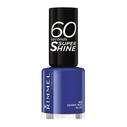 Rimmel London 60 Seconds Super Shine Nail Lacquer 828 Danny Boy Blue  - unisex