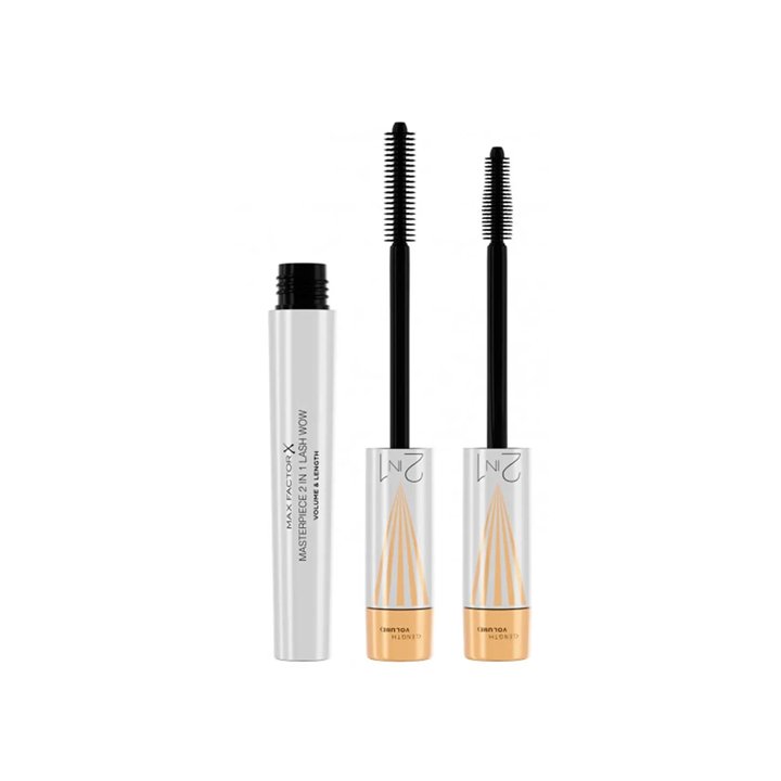 Max Factor Masterpiece 2 In 1 Lash Wow Volume y Length 001-Black 7ml - unisex