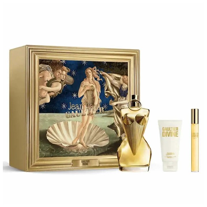 Jean Paul Gaultier Divine Eau De Perfume Spray 100ml Set 3 Pieces - woman