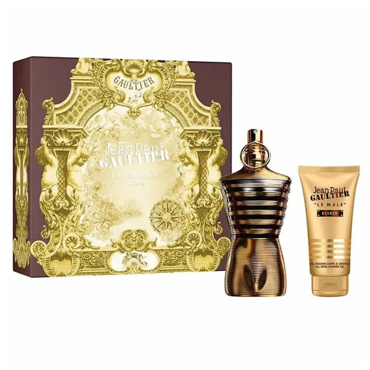 Jean Paul Gaultier Le Male Elixir Parfum Spray 125ml Set 2 Pieces - unisex