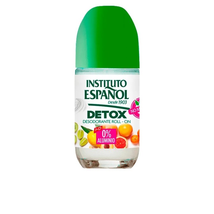 Instituto Español Detox 0% Aluminium Roll On Deodorant 75ml - unisex - Teknashop Ltd