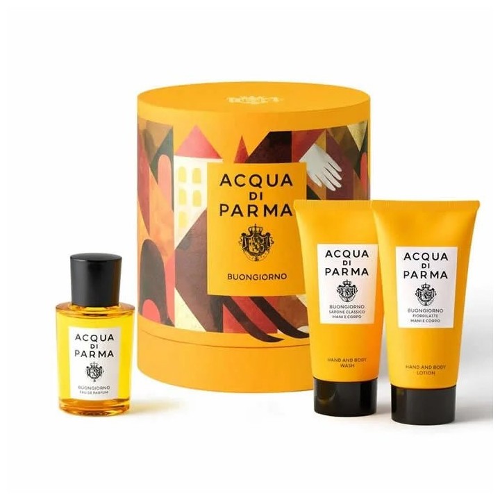 Acqua Di Parma Holiday 26 Buongiorno Eau De Parfum Spray 100ml Set 3 Pieces - unisex - Teknashop Ltd