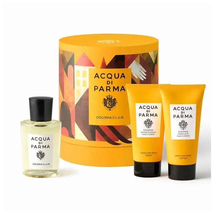Acqua Di Parma Holiday 26 Colonia C.L.U.B. Eau De Cologne Spray 100ml Set 3 Pieces - unisex - Teknashop Ltd