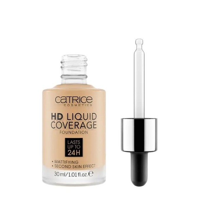 Catrice Hd Liquid Coverage Foundation Lasts Up Tp 24h 036 Hazelnut 30ml - unisex - Teknashop Ltd