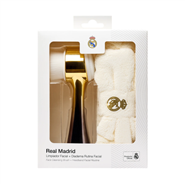Set Real Madrid: Real Madrid, Facial Cleansing Brush + Real Madrid, Hair Band, White