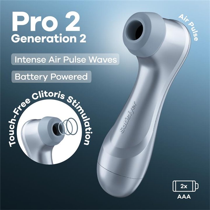 Pro 2 Gen 2 Clitoris Sucker Battery Series Ice Blue - 4061504083490