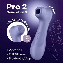 Pro 2 Genera 3 Liquid Air Technology Suction and Vibration APP Connect Lilac - 4061504051864