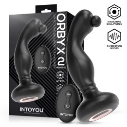 Orbyx Prostate Massager with Rotation, Vibration, and Remote Control - U-445