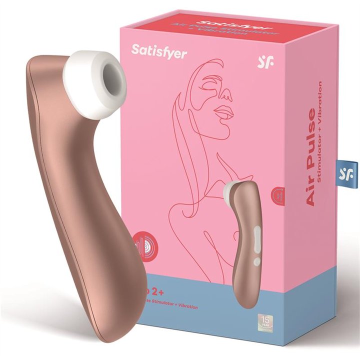 Pro 2+ Clitoris Sucker with Vibration Rose Gold - 4049369016525