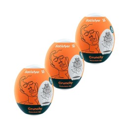 Set os 3 Masturbator Egg Crunchy Model - 4049369043491 - Teknashop Ltd