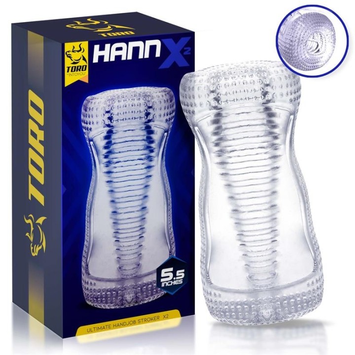 Hannx2 Ultimate Handjob Stroker Open Concept 5.5 - TO-693 - Teknashop Ltd
