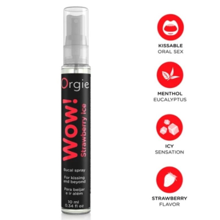 ORGIE - WOW! STRAWBERRY ICE BUCCAL SPRAY 10 ML - D-246770