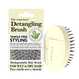 Biovene, The Conscious, Compact, Hair Brush, Canary Yellow, For Styling