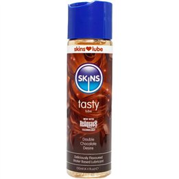 SKINS - TASTY WATER-BASED LUBRICANT DOUBLE CHOCOLATE 130 ML - D-244878