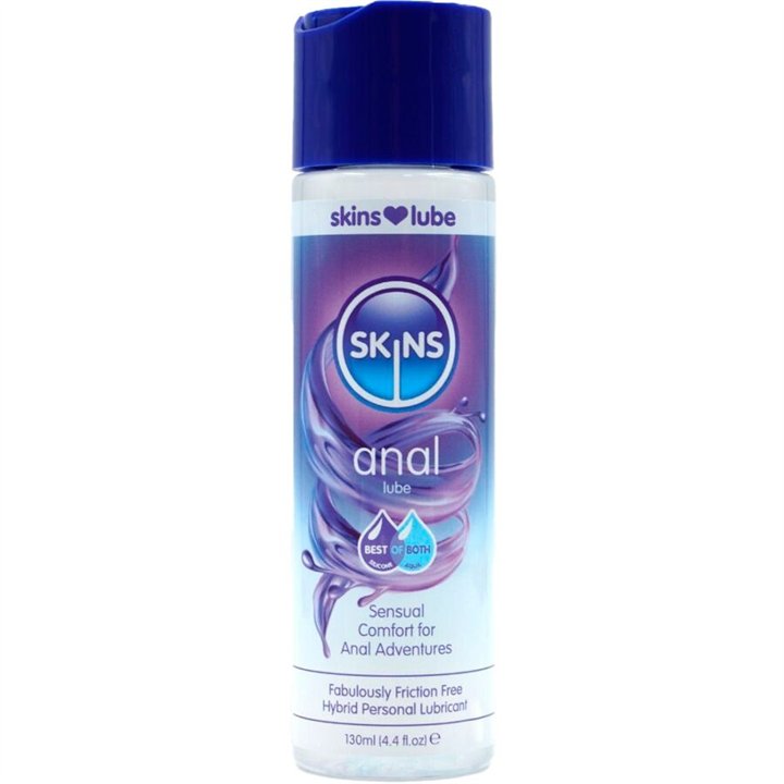 SKINS - ANAL HYBRID WATER & SILICONE-BASED LUBRICANT 130 ML - D-244882 - Teknashop Ltd