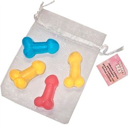 DIABLO PICANTE - 4 MINI SCENTED SOAPS IN THE SHAPE OF PENIS - D-242369 - Teknashop Ltd
