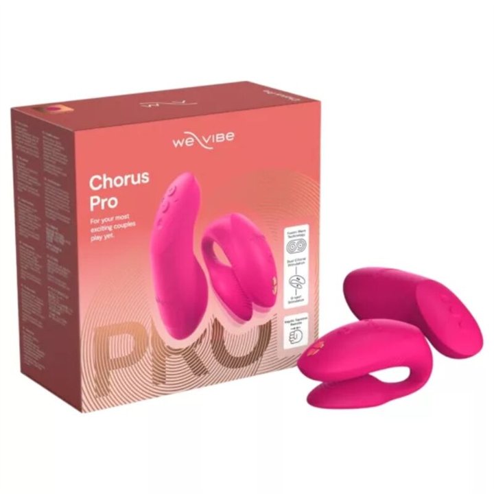 WE-VIBE - CHORUS PRO PREMIUM COUPLES VIBRATOR ELECTRIC PINK - D-247120 - Teknashop Ltd