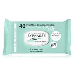 Byphasse Makeup Remover Wipes Aloe Vera Sensitive Skin 40U - unisex