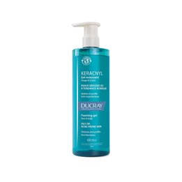 Ducray, Keracnyl, Anti-Acnee, Cleansing Gel, For Face & Body, 400 ml