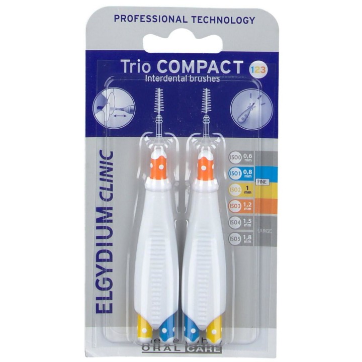 Set Duo, Elgydium, Interdental Brush, Multi-Color, 2 pcs - Teknashop Ltd