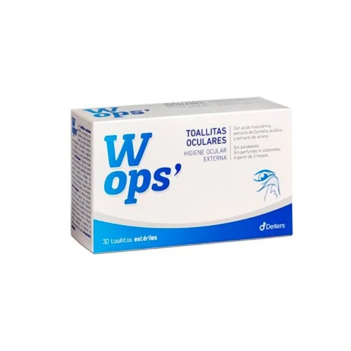 Deiters Wops Eye Wipes 30U - unisex - Teknashop Ltd