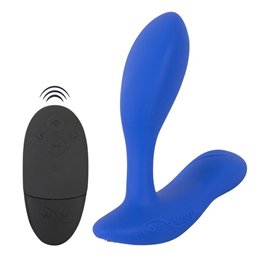 WE-VIBE - VECTOR+ DUAL-STIMULATION PROSTATE MASSAGER ROYAL BLUE - D-247130