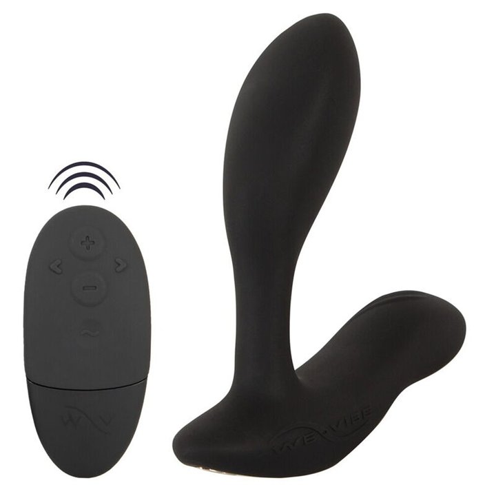 WE-VIBE - VECTOR+ BLACK PROSTATE MASSAGER REMOTE CONTROL - D-235697