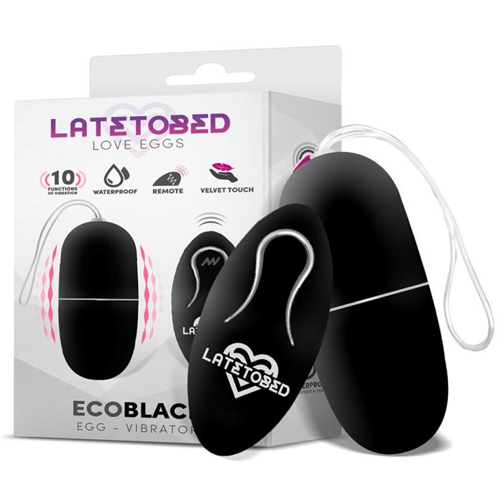 Ecoblack Vibrating Egg with Remote Control - M-846 - Teknashop Ltd