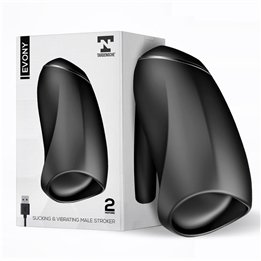 Evony Oral Sex Male Masturbator Suction and Vibration 2 Motors USB Silicone - T-129