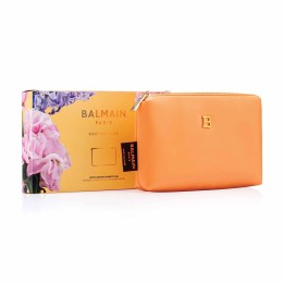 Balmain, Ss25, GWP Textile Pouch, Orange - Teknashop Ltd
