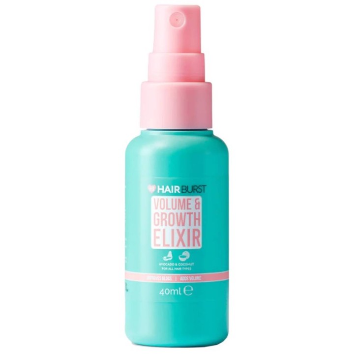 Hairburst, Elixir Volume & Growth, Vegan & Cruelty-Free, Hair Spray Treatment, Volumising & Strengthening, 40 ml - Teknashop Ltd