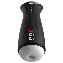 PDX ELITE - FAP-GASM CLEAR MALE MASTURBATOR WITH INTERMITTENT SUCTION - D-246343