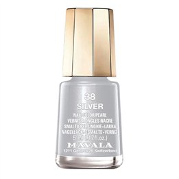 Mavala Nail Polish 38 Silver 5ml - unisex - Teknashop Ltd