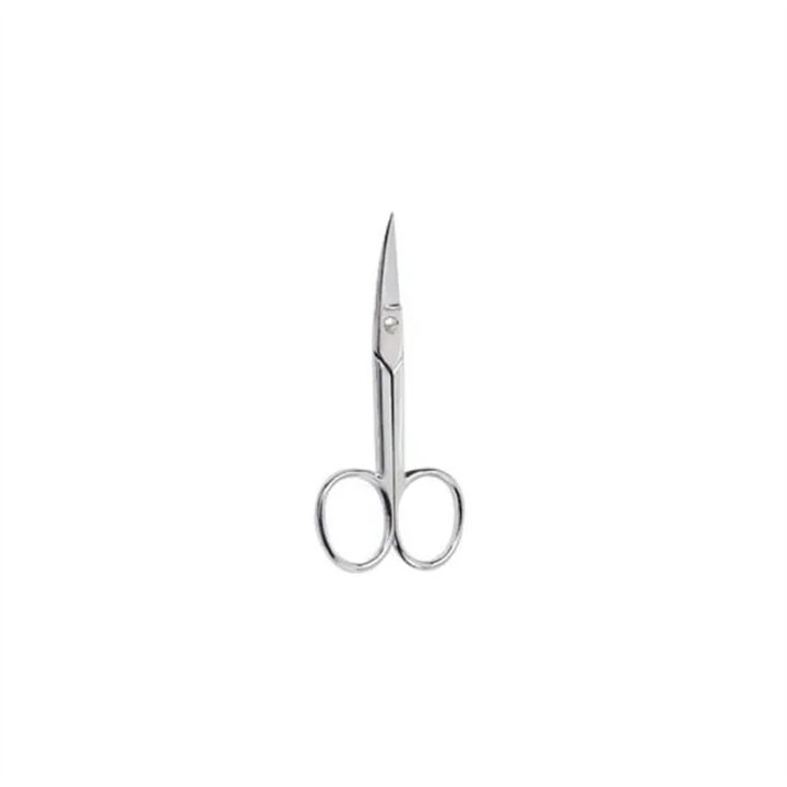 Beter Chrome Plated Curved Manicure Scissors 9cm - unisex - Teknashop Ltd