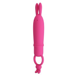 PRETTY LOVE - DELIA RABBIT VIBRATOR WITH RESISTANCE RING - D-245228 - Teknashop Ltd