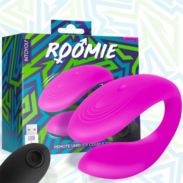 Roomie Couples Vibrator Liquid Silicone Unibody Remote Control USB - RO-073 - Teknashop Ltd