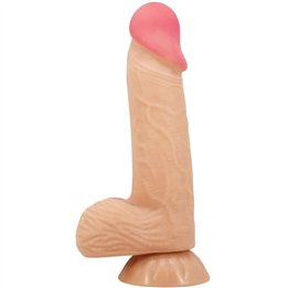 PRETTY LOVE - SLIDING SKIN SERIES REALISTIC DILDO WITH SLIDING SKIN SUCTION CUP 20.6 CM - D-238763 - Teknashop Ltd