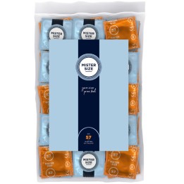 MISTER SIZE - CONDOM SIZE L 57 MM (100 UNITS) - D-242301 - Teknashop Ltd