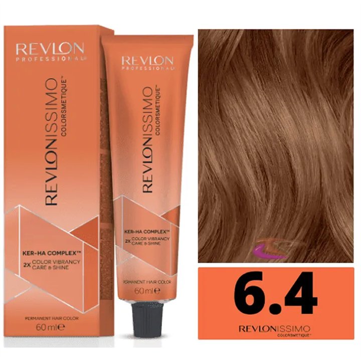 Revlon Revlonissimo Colorsmetique 6,4 Dark Blonde Copper 60ml - unisex