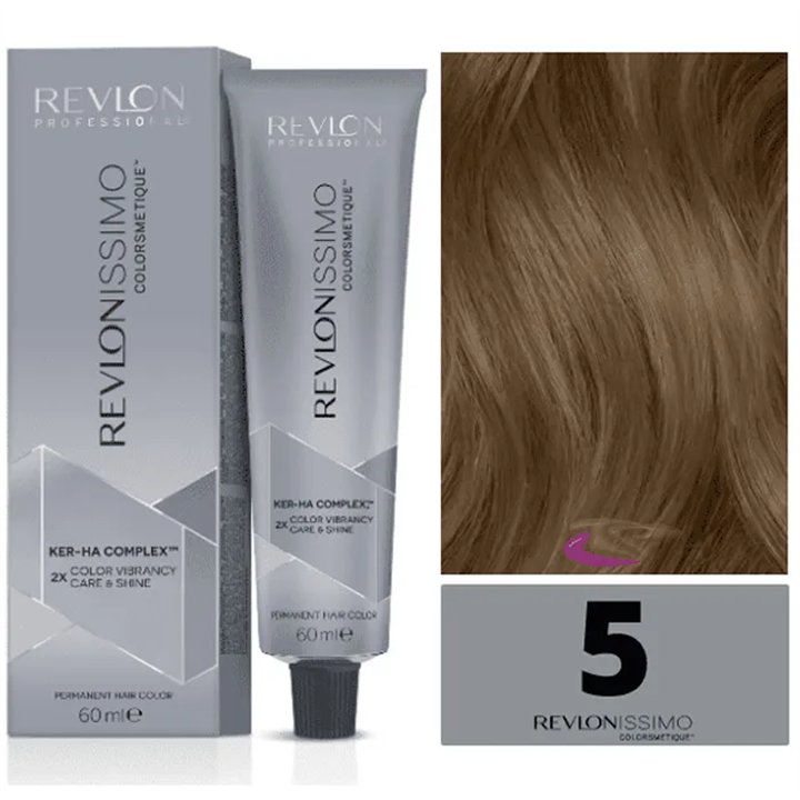 Revlon Revlonissimo Colorsmetique 5 Light Brown 60ml - unisex - Teknashop Ltd