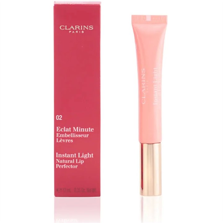 Clarins Instant Light Natural Lip Perfector 02 Apricot Shimmer - unisex