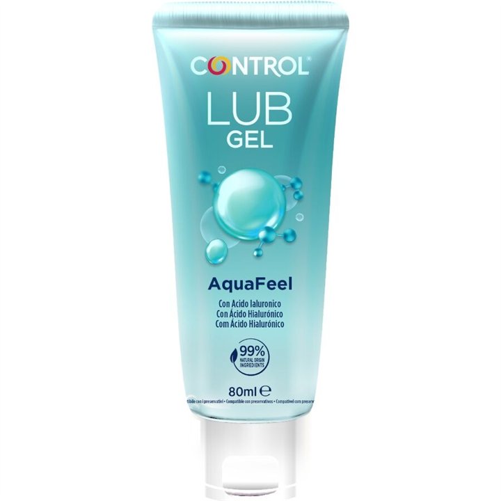 CONTROL - AQUAFEEL LUBRICANT WITH HYALURONIC ACID 80 ML - D-244573