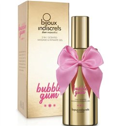 BIJOUX INDISCRETS - BUBBLE GUM 2Â·INÂ·1 SCENTED MASSAGE &amp; INTIMATE GEL 100 ML - D-218842
