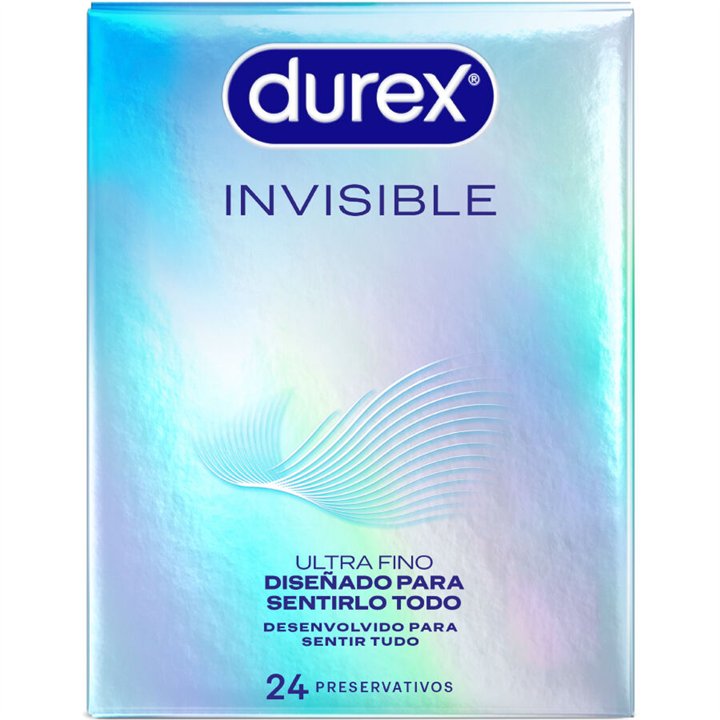DUREX - ULTRA THIN INVISIBLE CONDOMS 24 UNITS - D-244577