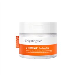 Nightingale, C-Toning, Exfoliating & Brightening, Daily, Peel-Off Pads, 60 pcs