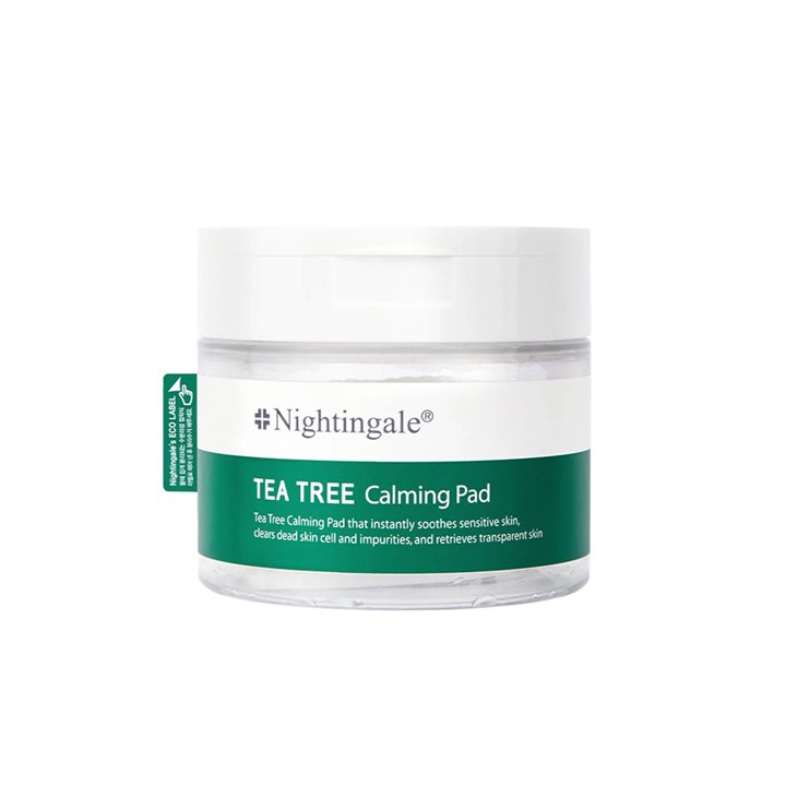 Nightingale, Tea Tree, Exfoliating & Soothing, Cleansing Pads, 60 pcs - Teknashop Ltd