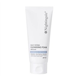 Nightingale, Daily Derma, Cleansing & Hydrating, Cleansing Foam, 140 ml